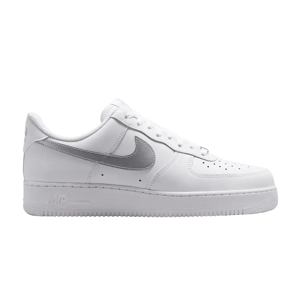 Nike Air Force 1 Low '07 White Metallic Silver sneaker 1 - stylecode FJ4146-134