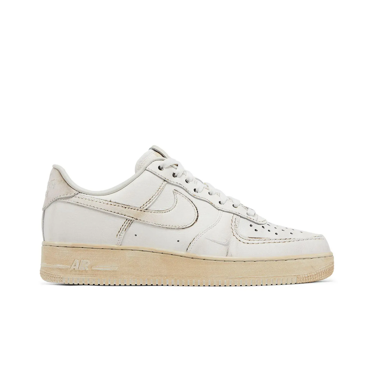 Nike Air Force 1 Low .SWOOSH Dirty Triple White sneaker 1 - stylecode HJ9346-100