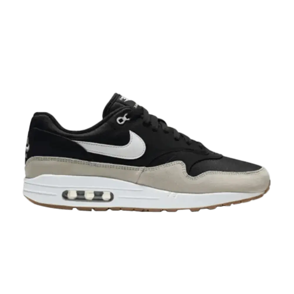Nike Air Max 1 Black Light Bone White sneaker 1 - stylecode AH8145-009