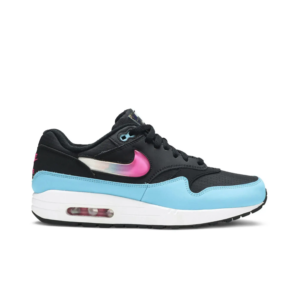 Nike Air Max 1 Jelly Swoosh Black Fuchsia Blue Fury sneaker 1 - stylecode CI2450-001