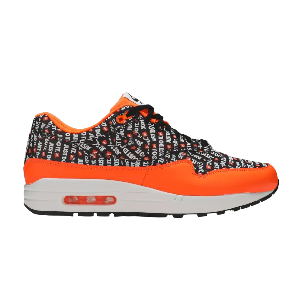 Nike Air Max 1 Just Do It Pack Black Orange sneaker 1 - stylecode 875844-008