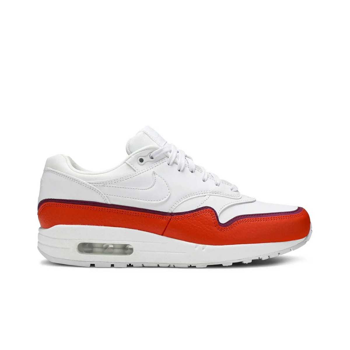 Nike Air Max 1 Liner White Red (Women's) sneaker 1 - stylecode 881101-102