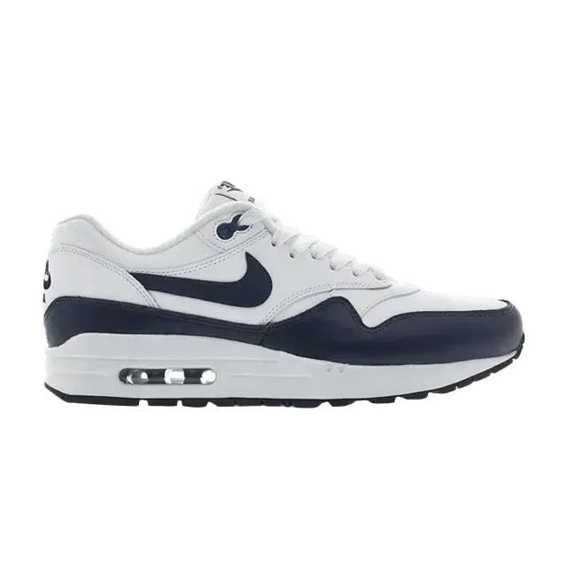 Nike Air Max 1 Summit White Navy sneaker 1 - stylecode 654466-101