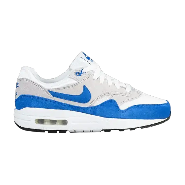 Nike Air Max 1 White Sport Royal sneaker 1 - stylecode 555766-147