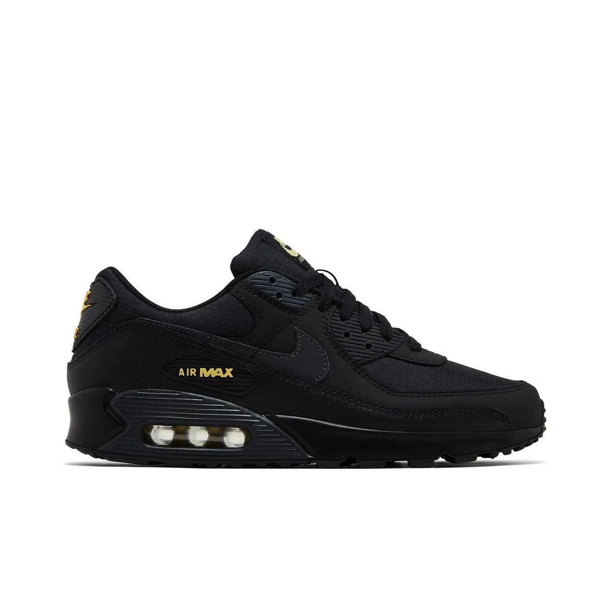 Nike Air Max 90 Black Buff Gold sneaker 1 - stylecode IB7680-001