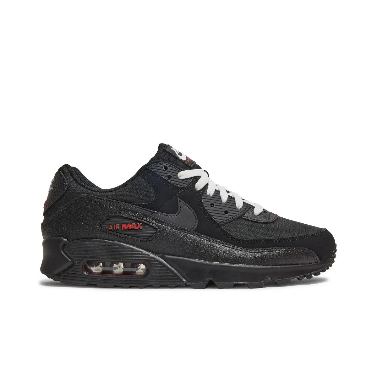Nike Air Max 90 Black Sport Red sneaker 1 - stylecode DC9388-002
