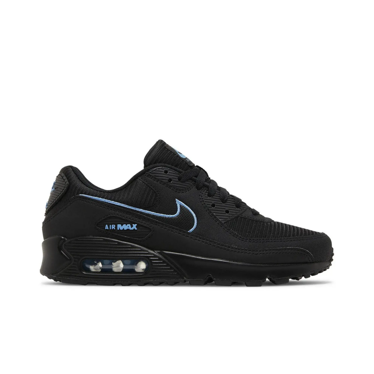 Nike Air Max 90 Black University Blue sneaker 1 - stylecode FJ4218-001