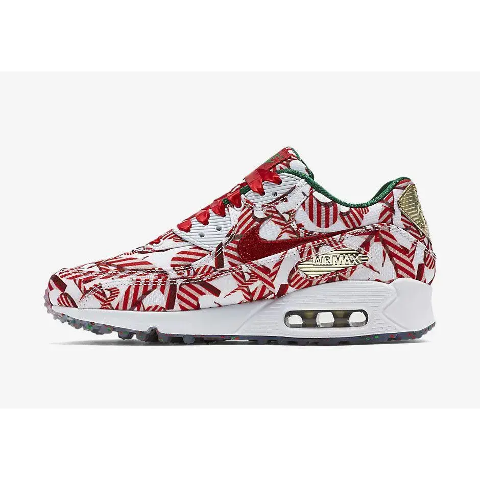Nike Air Max 90 Candy Cane Christmas (2015) (Women's) sneaker 1 - stylecode 813150-101