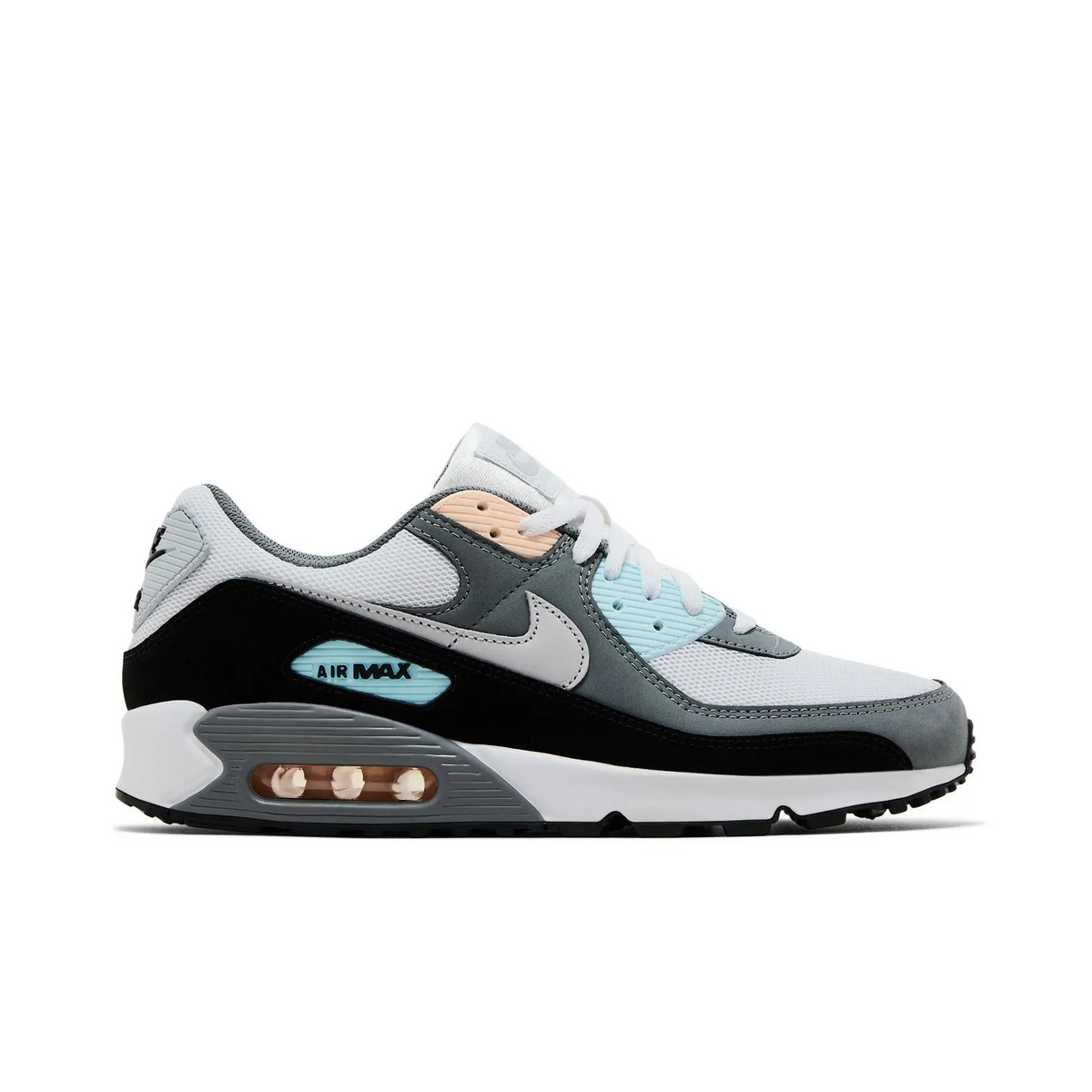 Nike Air Max 90 Cool Grey Pure Platinum Black sneaker 1 - stylecode IB7674-001
