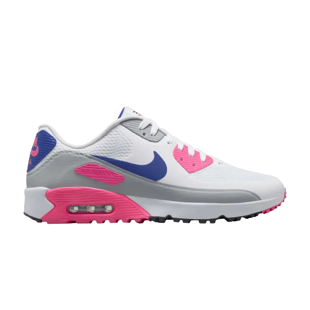Nike Air Max 90 Golf White Laser Pink Concord sneaker 1 - stylecode HV9305-101