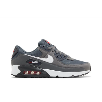 Nike Air Max 90 Iron Grey University Red sneaker 1 - stylecode DR0145-003