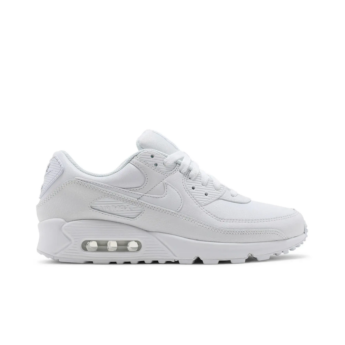 Nike Air Max 90 Leather Triple White sneaker 1 - stylecode CZ5594-100