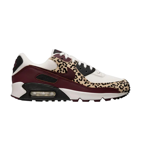 Nike Air Max 90 Leopard Burgundy (Women's) sneaker 1 - stylecode IF1619-102