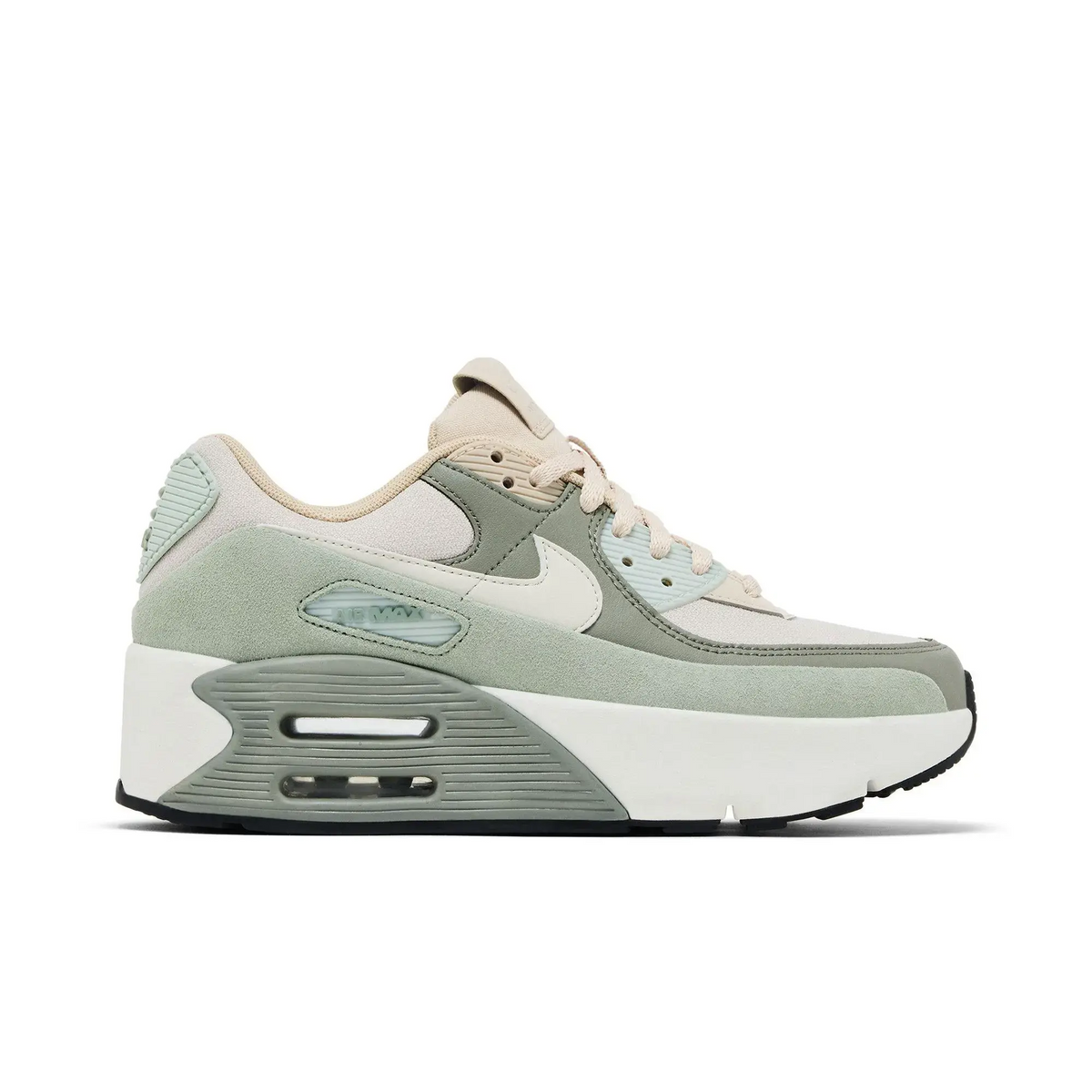 Nike Air Max 90 LV8 Sanddrift Jade Horizon (Women's) sneaker 1 - stylecode FD4328-108