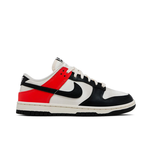 Nike Dunk Low Black Toe Bright Crimson (Women's) sneaker 1 - stylecode HQ3423-635