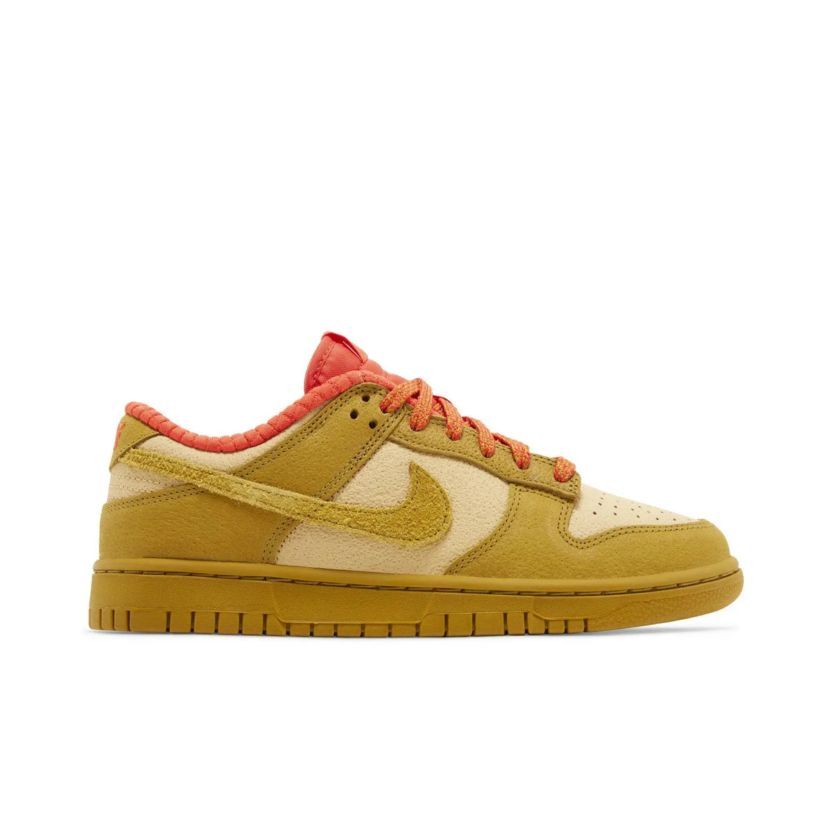 Nike Dunk Low Bronzine Sesame Picante Red (Women's) sneaker 1 - stylecode FQ8897-252