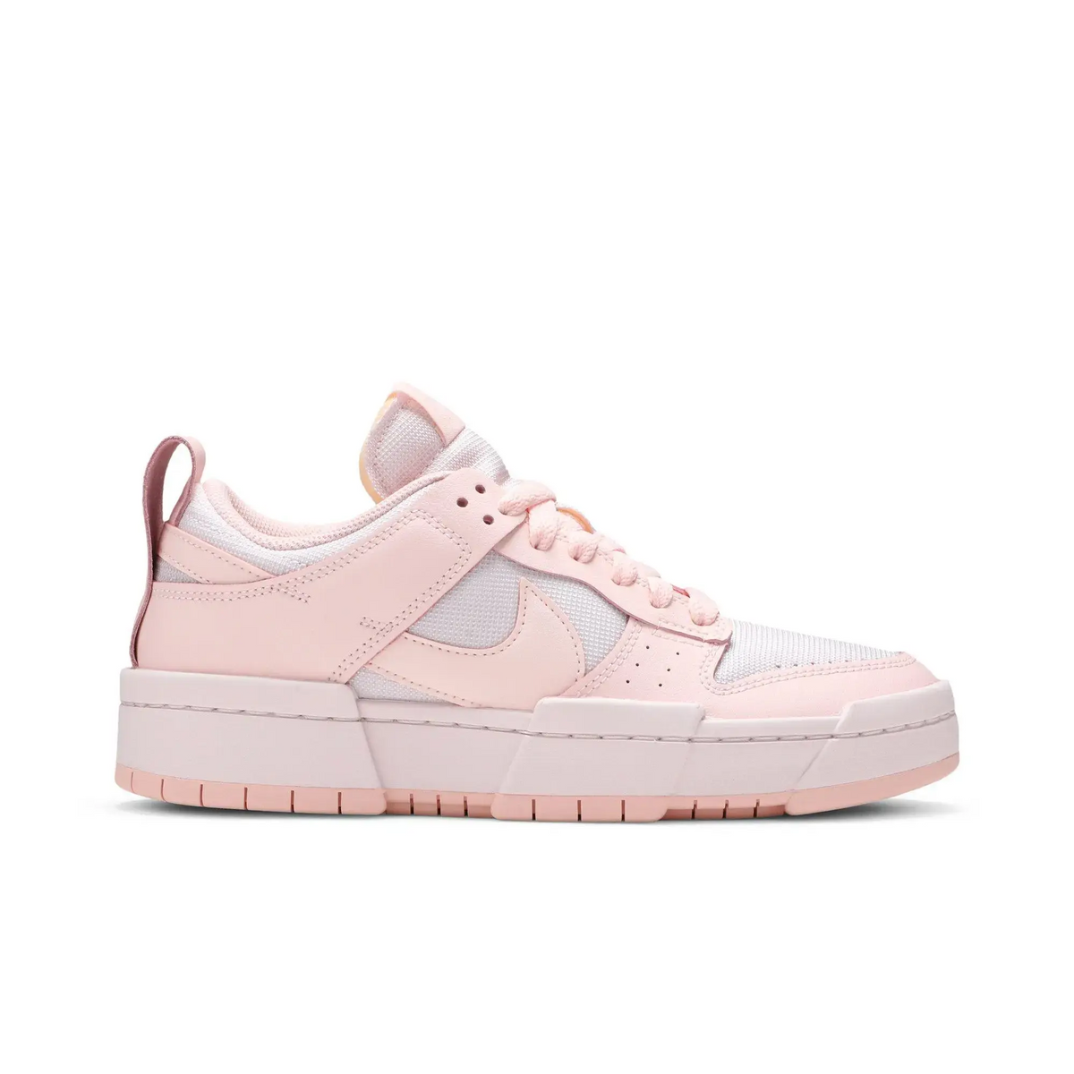 Nike Dunk Low Disrupt Light Soft Pink (Women's) sneaker 1 - stylecode CK6654-602