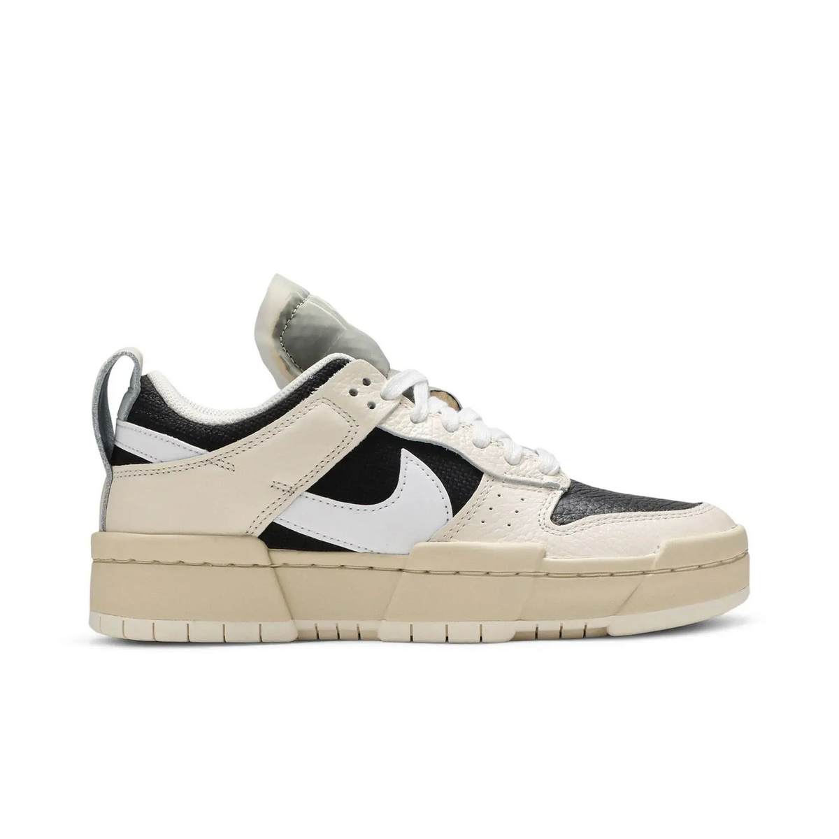 Nike Dunk Low Disrupt Pale Ivory Black (Women's) sneaker 1 - stylecode DD6620-001