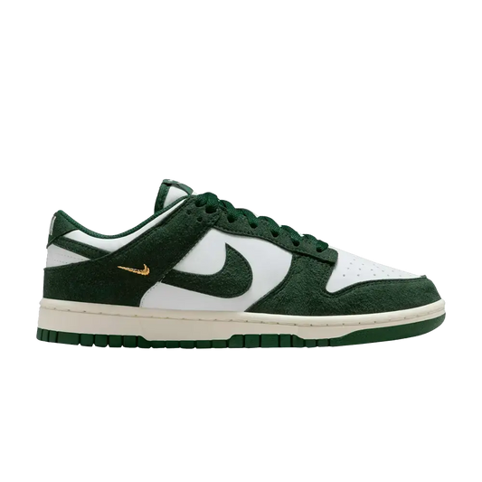 Nike Dunk Low Gorge Green Gold Mini Swoosh (Women's) sneaker 1 - stylecode IB4417-100