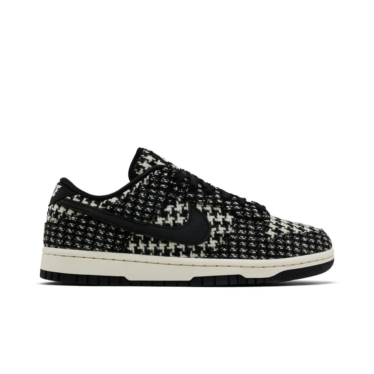 Nike Dunk Low Harris Tweed White Black Multi (Women's) sneaker 1 - stylecode HQ5036-901