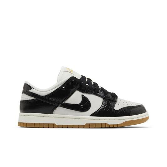Nike Dunk Low LX Black Croc (Women's) sneaker 1 - stylecode FJ2260-003