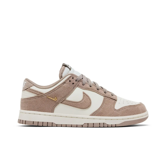 Nike Dunk Low Malt Gold Mini Swoosh (Women's) sneaker 1 - stylecode IB4417-105
