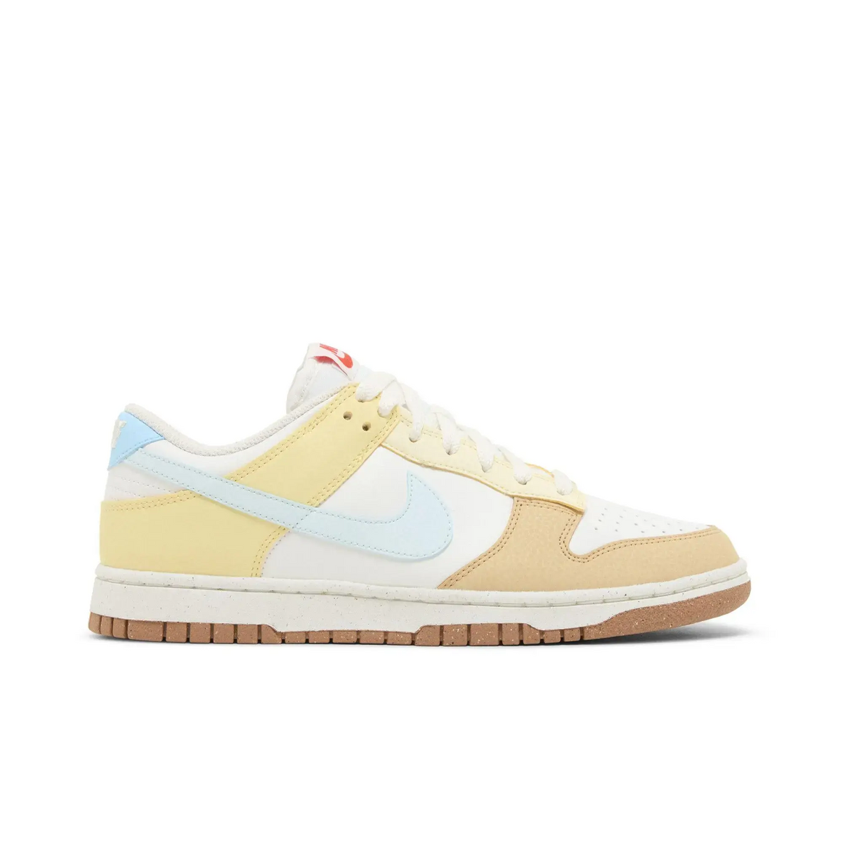 Nike Dunk Low Next Nature Soft Yellow Alabaster (Women's) sneaker 1 - stylecode FZ4347-100