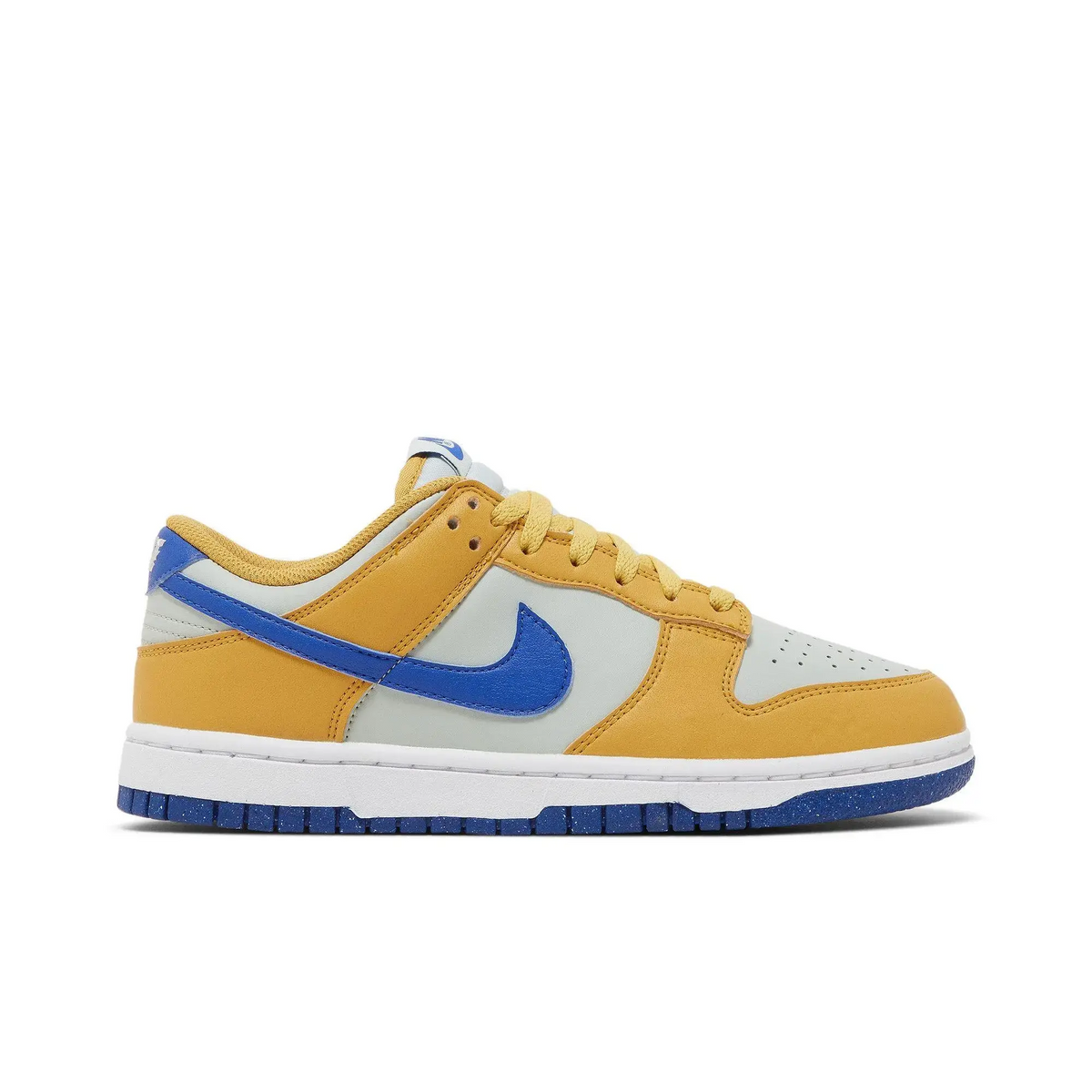Nike Dunk Low Next Nature Wheat Gold Royal (Women's) sneaker 1 - stylecode DN1431-700