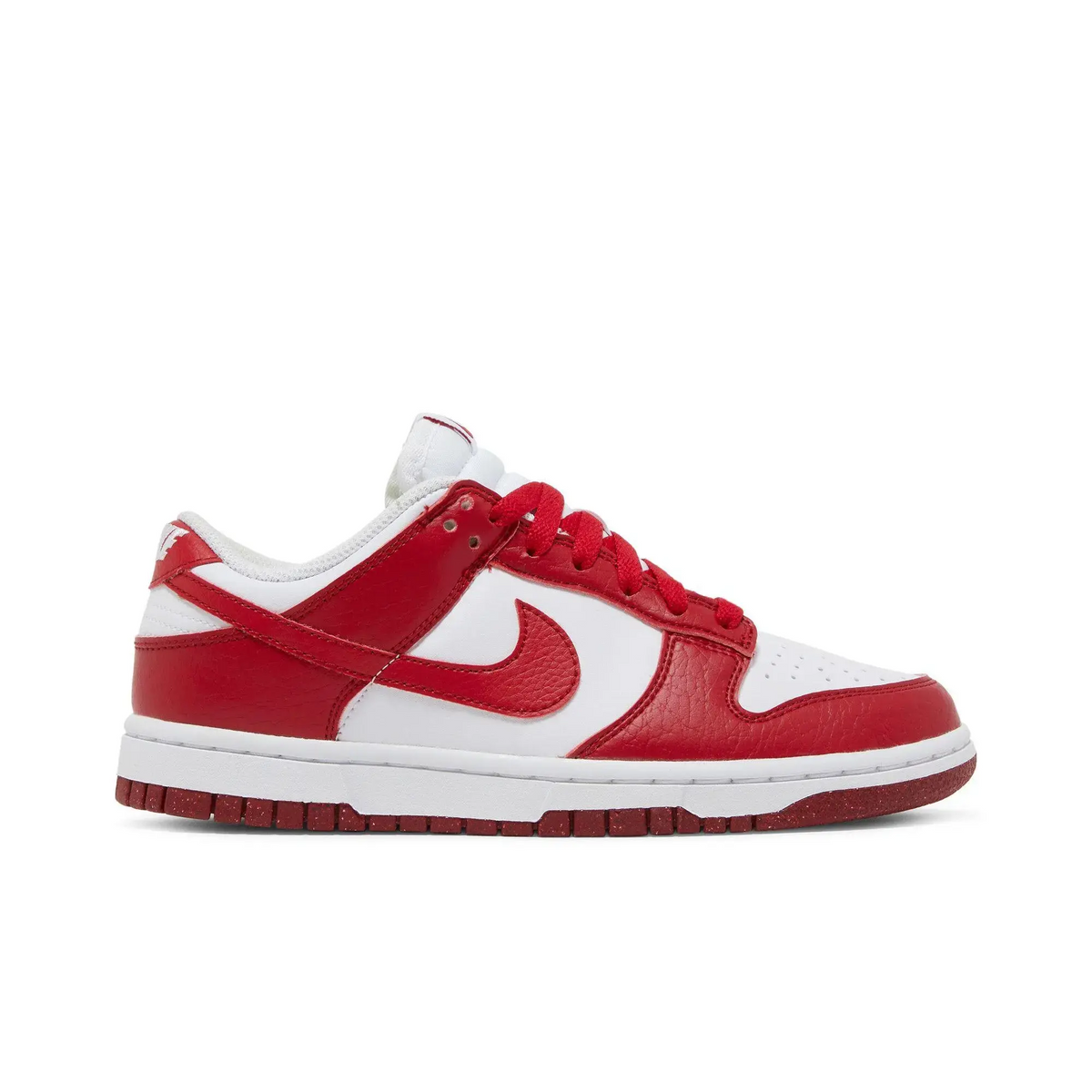 Nike Dunk Low Next Nature White Gym Red (Women's) sneaker 1 - stylecode DN1431-101