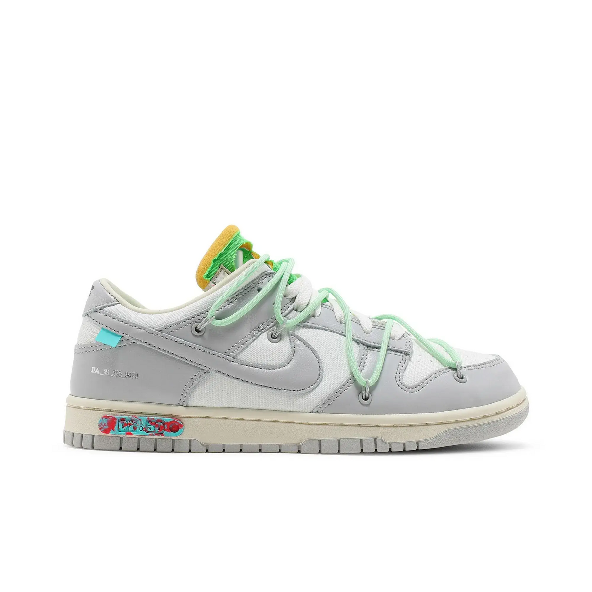 Nike Dunk Low Off-White Lot 7 sneaker 1 - stylecode DM1602-108