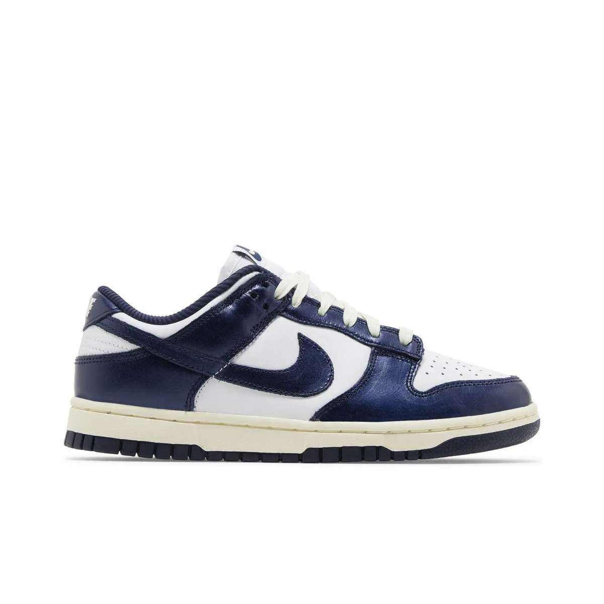 Nike Dunk Low PRM Vintage Navy (Women's) sneaker 1 - stylecode FN7197-100