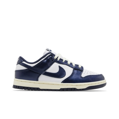 Nike Dunk Low PRM Vintage Navy (Women's) sneaker 1 - stylecode FN7197-100