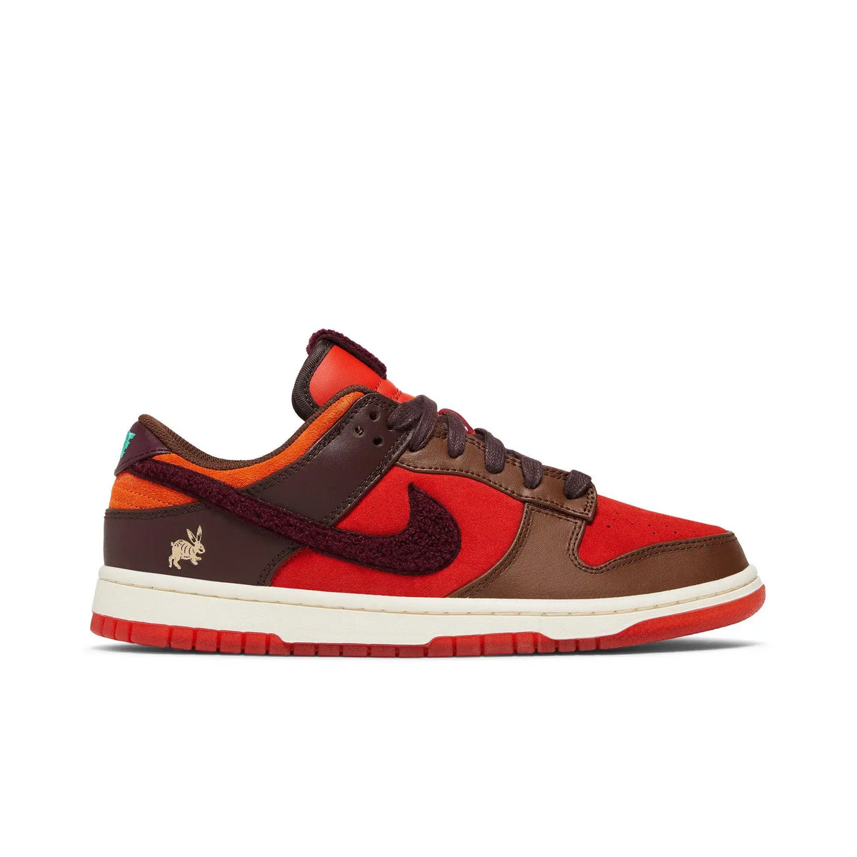 Nike Dunk Low Retro PRM Year of the Rabbit Light Crimson (2023) sneaker 1 - stylecode FD4203-661