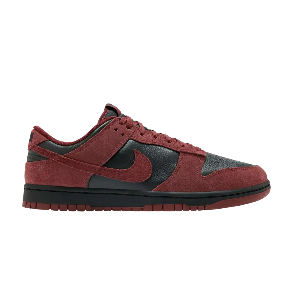 Nike Dunk Low Retro SE Black Dark Team Red sneaker 1 - stylecode FQ8249-002
