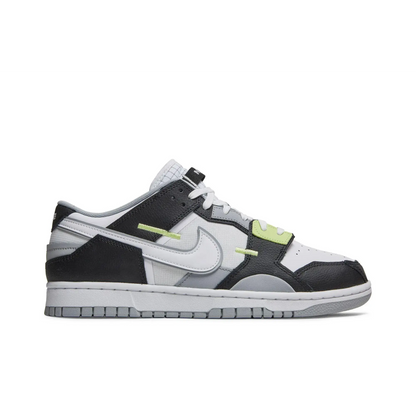 Nike Dunk Low Scrap Wolf Grey Light Lemon Twist sneaker 1 - stylecode DC9723-001