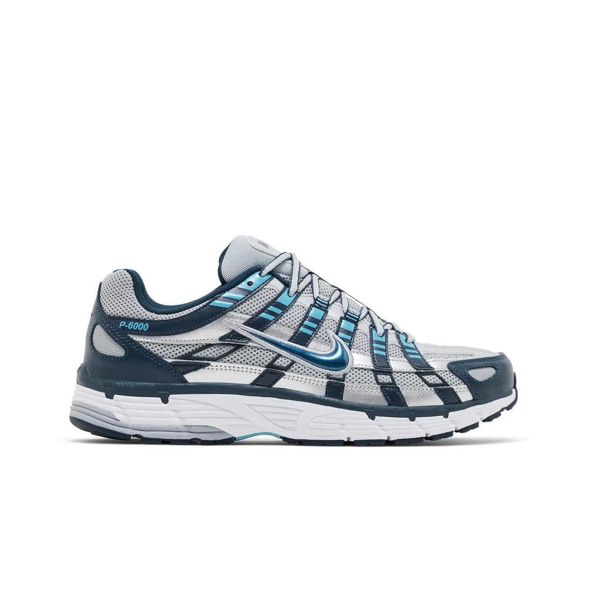 Nike P-6000 Armory Navy Flat Silver sneaker - stylecode CD6404-402