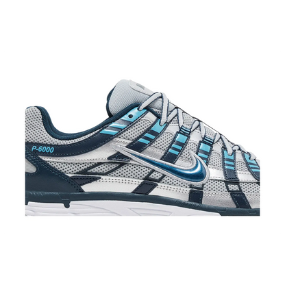 Nike P-6000 Armory Navy Flat Silver sneaker, productfoto 2 - stylecode CD6404-402