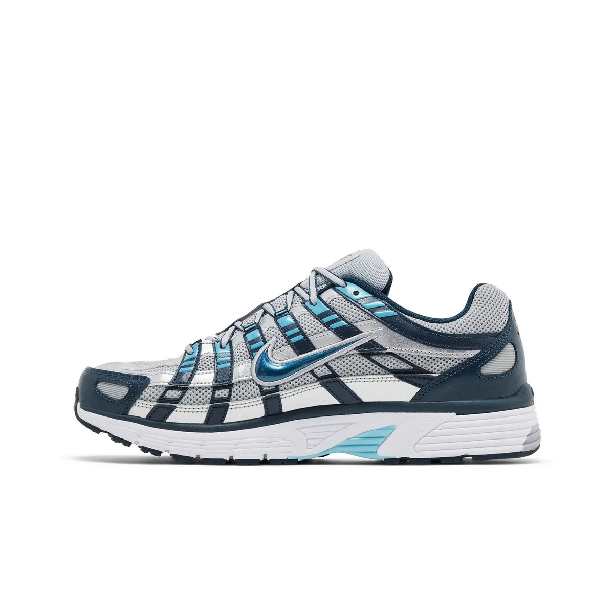 Nike P-6000 Armory Navy Flat Silver sneaker, productfoto 3 - stylecode CD6404-402