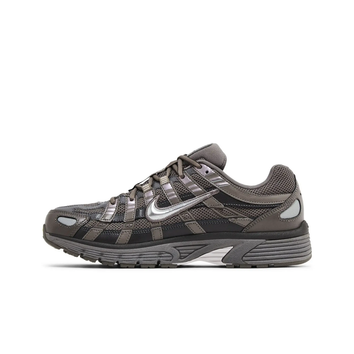 Nike P-6000 Cave Stone Medium Ash Flat Pewter Metallic Silver sneaker, productfoto 4 - stylecode CD6404-202