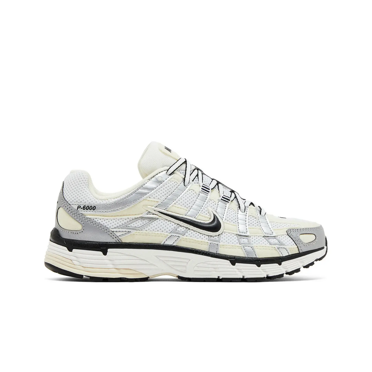 Nike P-6000 Coconut Milk Metallic Silver (Women's) sneaker - stylecode FV6603-100