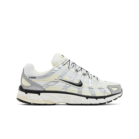 Nike P-6000 Coconut Milk Metallic Silver (Women's) sneaker - stylecode FV6603-100