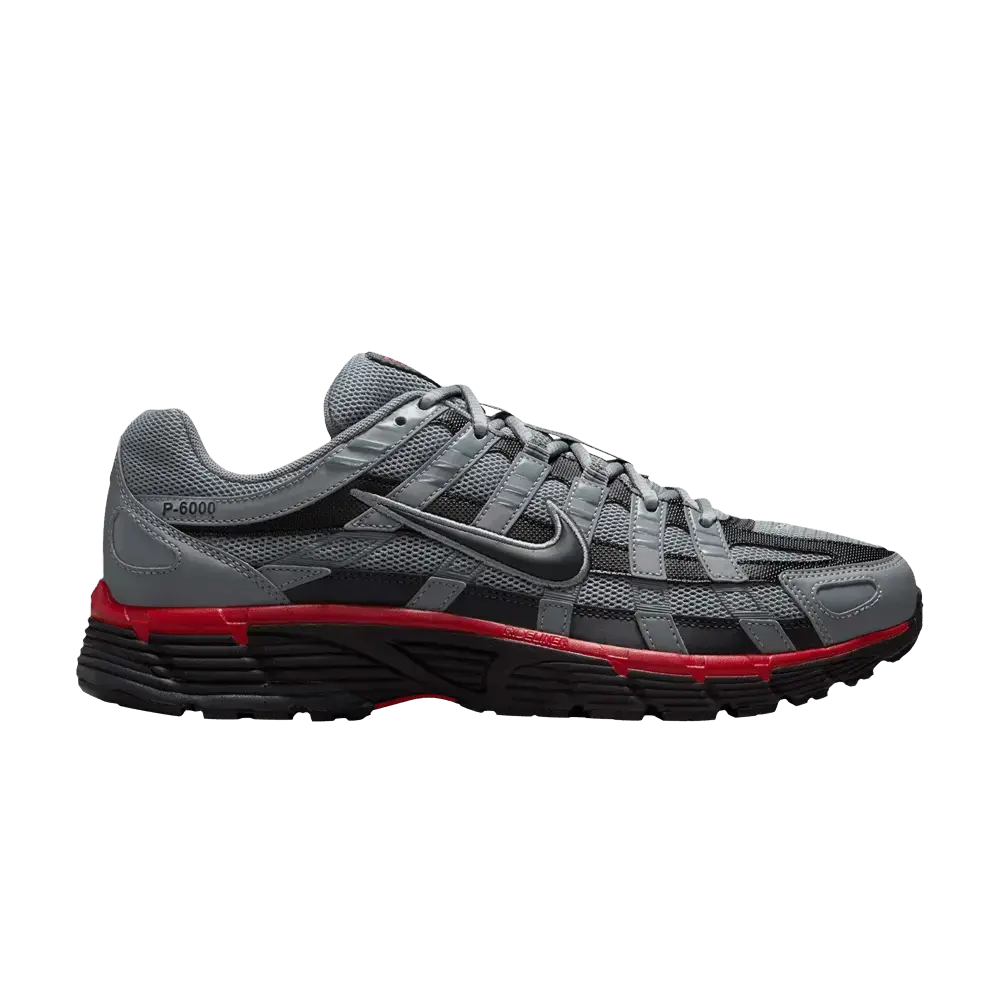 Nike P-6000 Cool Grey University Red sneaker 1 - stylecode IF6199-001