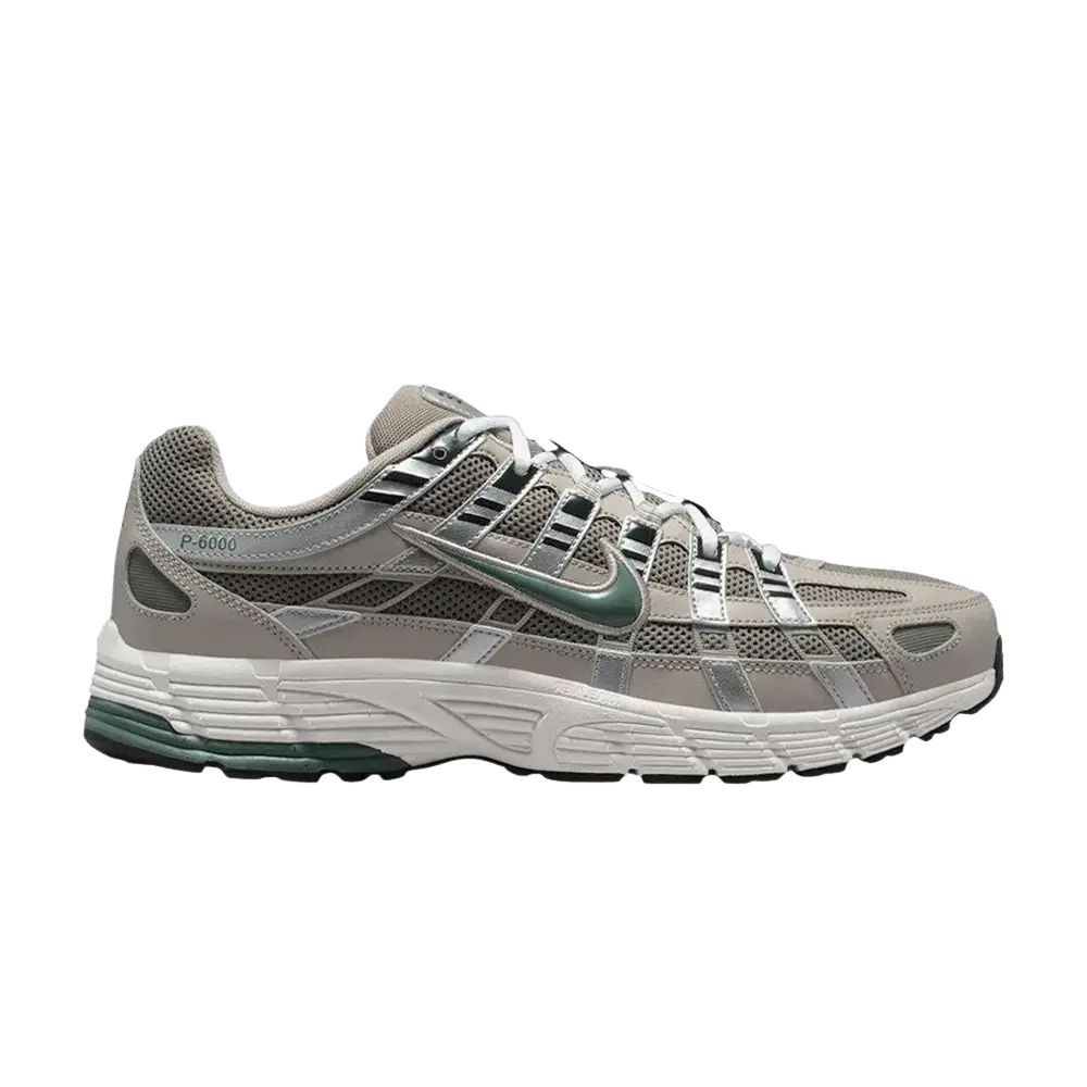 Nike P-6000 Cream Silver Clay Green sneaker 1 - stylecode CD6404-203
