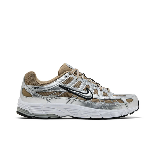 Nike P-6000 Khaki Metallic Silver sneaker 1 - stylecode HQ3030-200