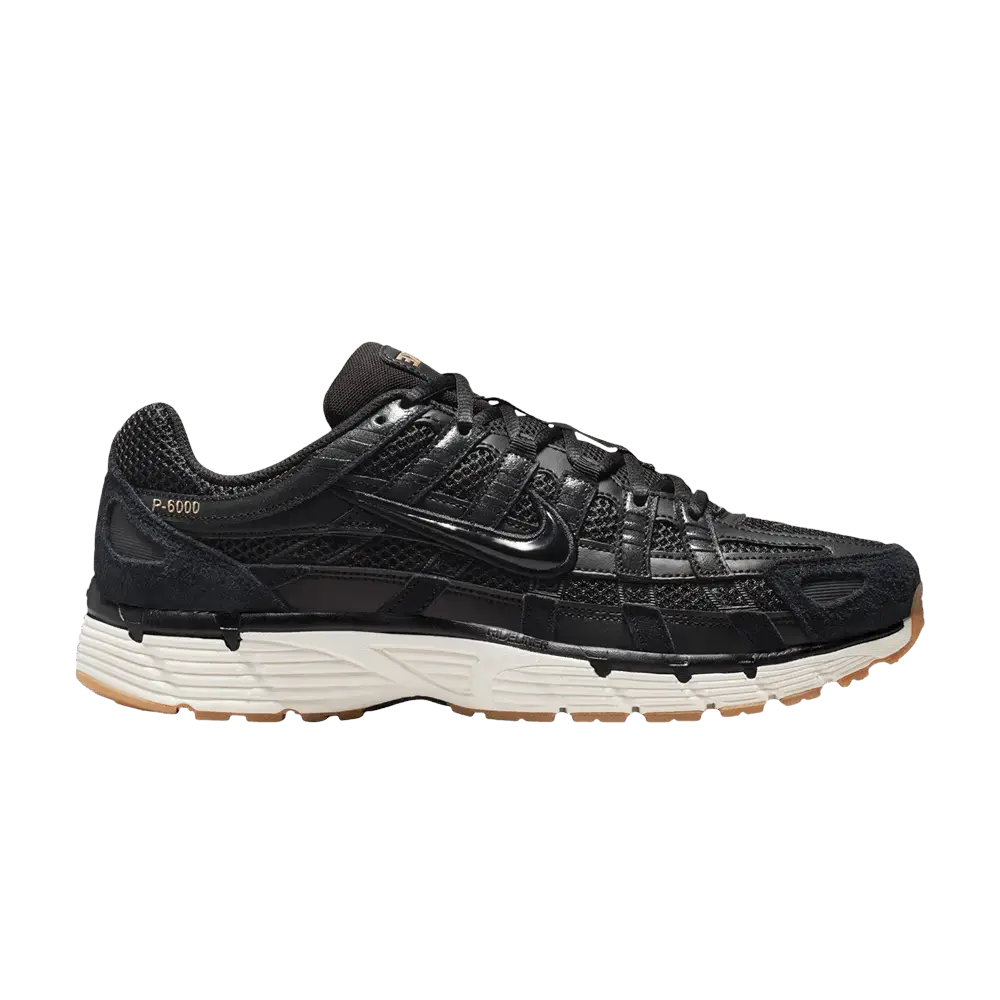 Nike P-6000 SE Black Metallic Gold Gum sneaker 1 - stylecode HF0015-001