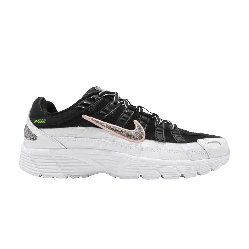 Nike P-6000 SE Black Multi-Color White (Women's) sneaker 1 - stylecode CJ9585-001