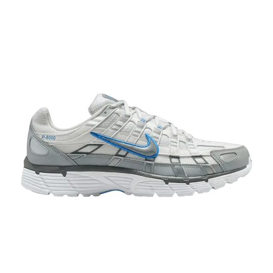 Nike P-6000 White Metallic Silver Blue sneaker 1 - stylecode IR1477-121
