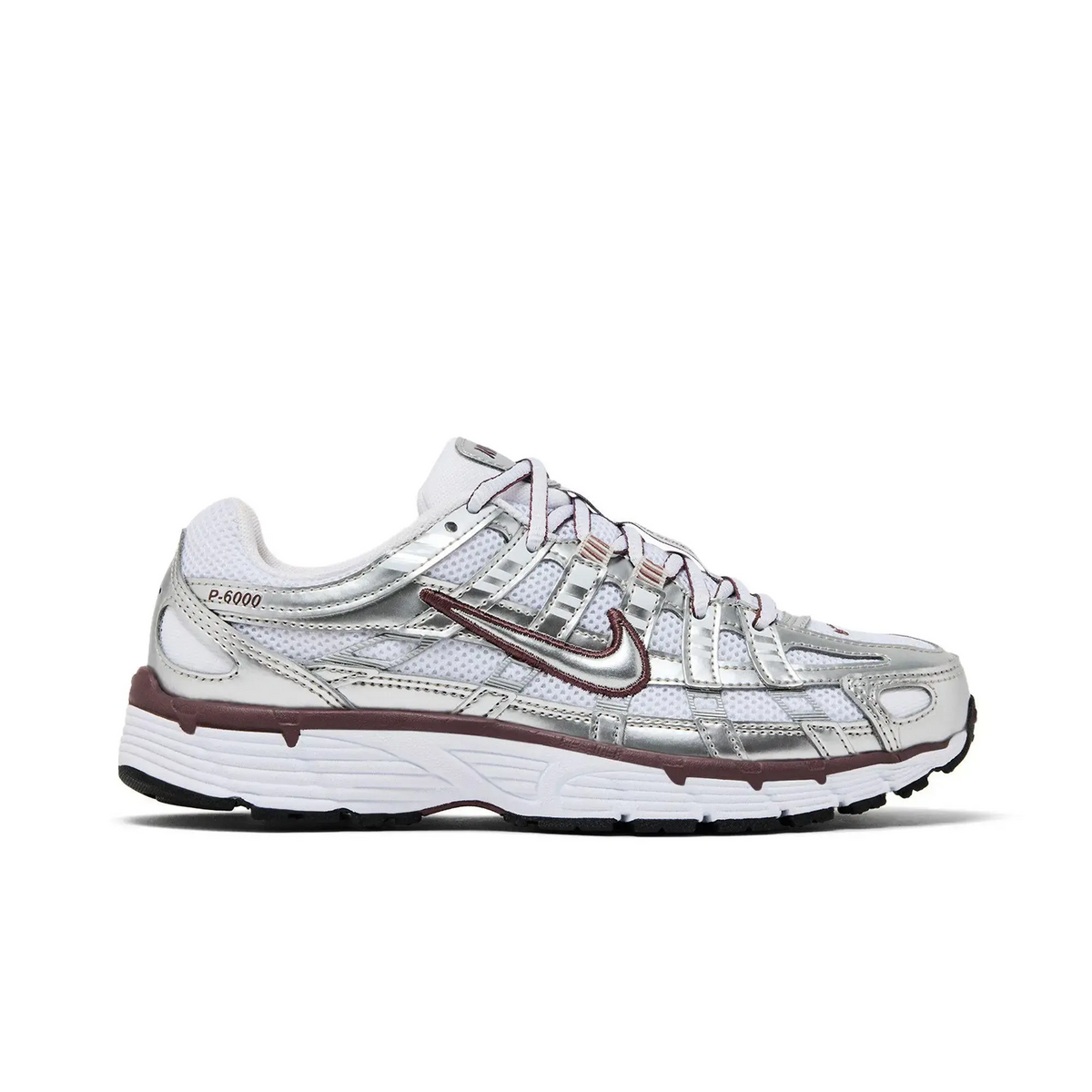 Nike P-6000 White Metallic Silver Tattoo (Women's) sneaker 1 - stylecode BV1021-110