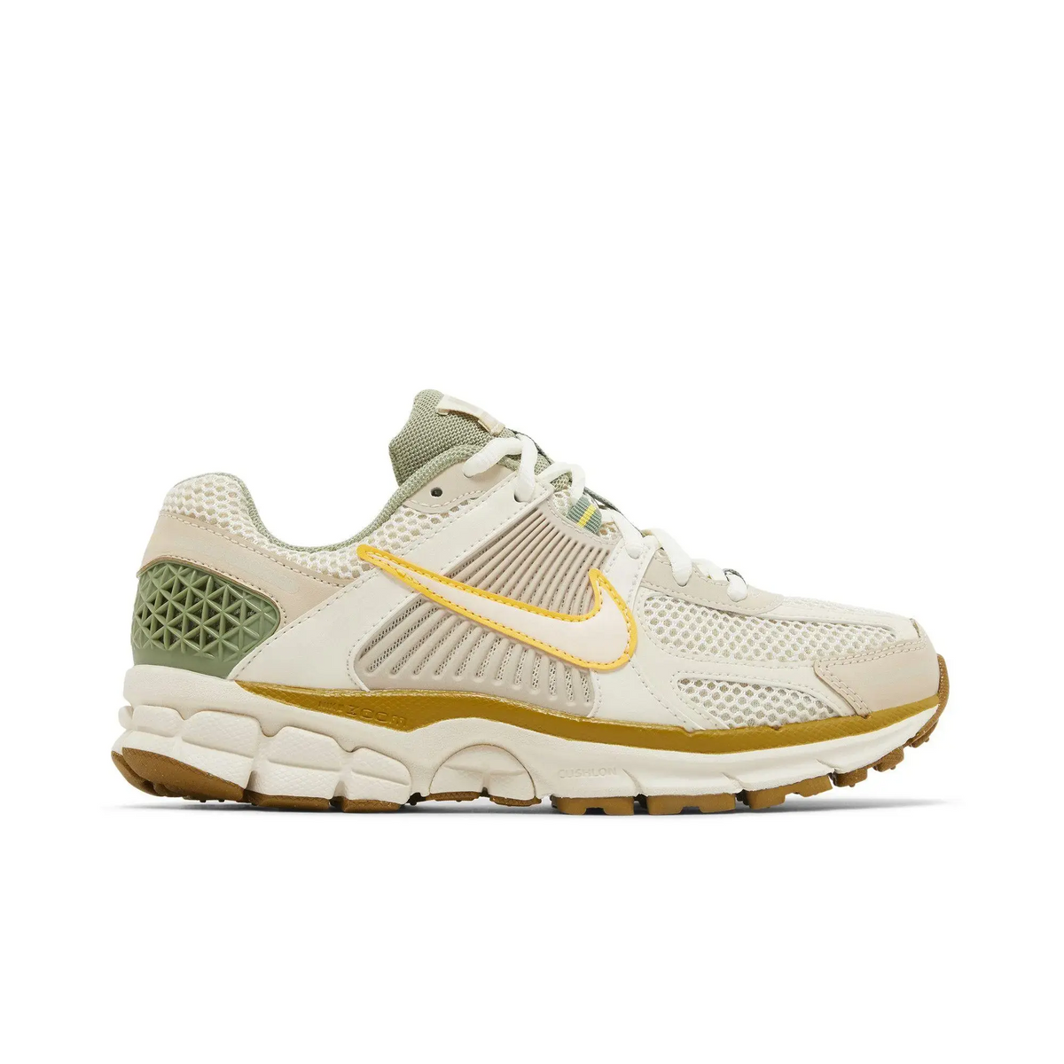 Nike Zoom Vomero 5 Sail Laser Orange Medium Olive (Women's) sneaker 1 - stylecode FQ6868-181