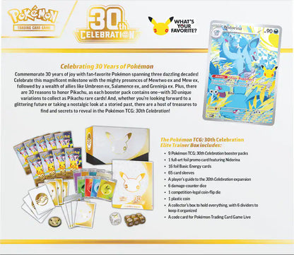 Pokémon TCG 30th Anniversary Celebration Elite Trainer Box